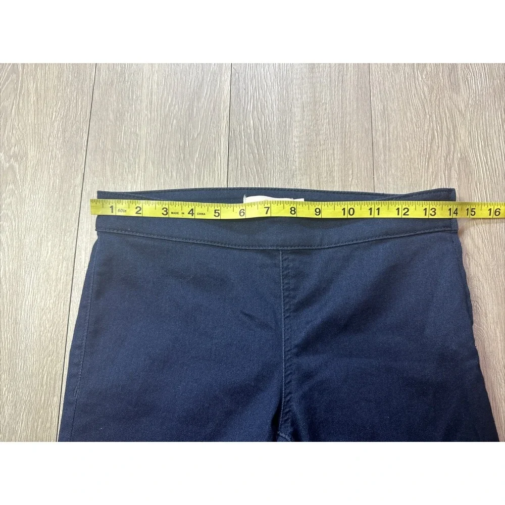Tory Burch Jeans Womens 25‎ Blue Side Zip Skinny Fit Measures 28x30 Stretch